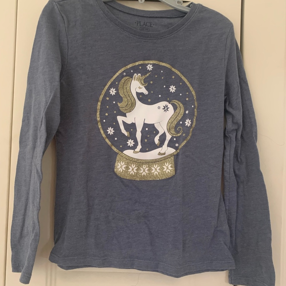 The Children’s Place Unicorn T Shirt S 5/6